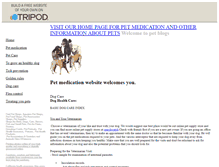 Tablet Screenshot of petmedication.tripod.com