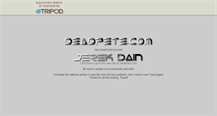 Desktop Screenshot of deadpete.tripod.com