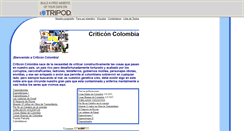Desktop Screenshot of criticoncolombia.co.tripod.com