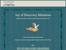 Tablet Screenshot of jod-ministries.tripod.com