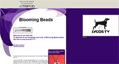 Desktop Screenshot of bloomingbeads.tripod.com
