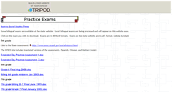 Desktop Screenshot of practiceexams.tripod.com