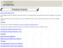 Tablet Screenshot of practiceexams.tripod.com