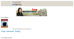 Desktop Screenshot of cashadvancetoday.tripod.com