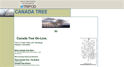 Desktop Screenshot of canadatree.tripod.com