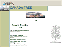 Tablet Screenshot of canadatree.tripod.com