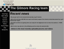 Tablet Screenshot of gilmoreracing.tripod.com