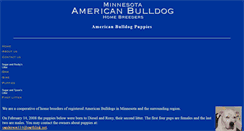 Desktop Screenshot of americanbulldogsmn.tripod.com
