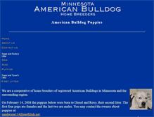 Tablet Screenshot of americanbulldogsmn.tripod.com