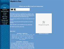 Tablet Screenshot of mystic-fics.tripod.com