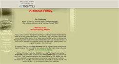 Desktop Screenshot of hrabchakfamily.tripod.com