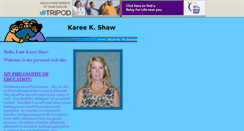 Desktop Screenshot of kareeshaw.tripod.com