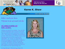 Tablet Screenshot of kareeshaw.tripod.com