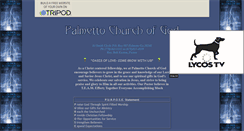 Desktop Screenshot of palmettochurchofgod.tripod.com