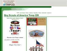 Tablet Screenshot of bsatroop228.tripod.com