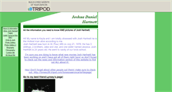 Desktop Screenshot of ilovejosh3.tripod.com