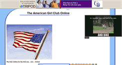 Desktop Screenshot of americangirlclub.tripod.com