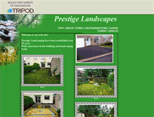 Tablet Screenshot of prestigelandscapes.tripod.com