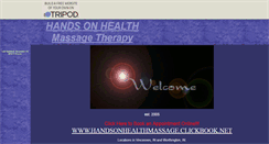 Desktop Screenshot of handsonhealthmassage.tripod.com