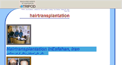 Desktop Screenshot of hairtransplantation.tripod.com