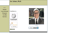 Tablet Screenshot of joe.adams.tripod.com