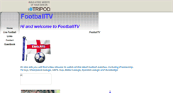 Desktop Screenshot of footballtv.tripod.com