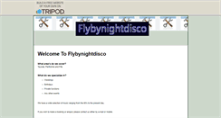 Desktop Screenshot of flybynightdisco.tripod.com