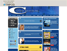 Tablet Screenshot of caliberrecords.tripod.com