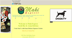 Desktop Screenshot of makiexpress.tripod.com