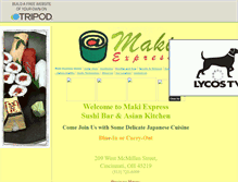 Tablet Screenshot of makiexpress.tripod.com