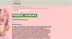 Desktop Screenshot of antiwitchcraft.tripod.com
