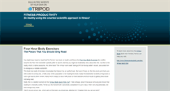 Desktop Screenshot of fitnessproductivity.tripod.com