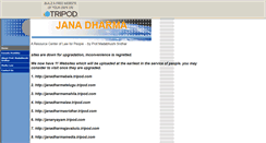 Desktop Screenshot of janadharma.tripod.com