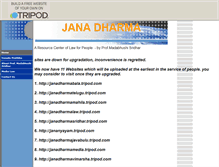 Tablet Screenshot of janadharma.tripod.com