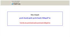 Desktop Screenshot of gratis-handyspiele.tripod.com