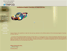 Tablet Screenshot of institutionalbaptist.tripod.com