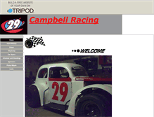 Tablet Screenshot of campbellracing29.tripod.com