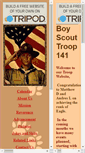 Mobile Screenshot of bsatroop141.tripod.com