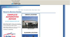 Desktop Screenshot of haversservicecenter.tripod.com