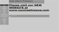 Desktop Screenshot of izumiashizawa.tripod.com