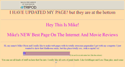 Desktop Screenshot of miketotallyrules2001.tripod.com