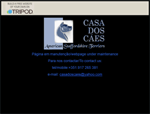 Tablet Screenshot of casadoscaes.tripod.com