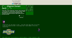 Desktop Screenshot of digimondomain0.tripod.com