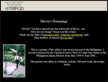 Tablet Screenshot of daveyclose.tripod.com