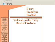 Tablet Screenshot of careybaseball.tripod.com