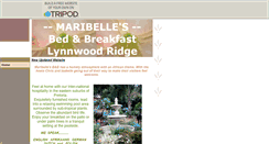Desktop Screenshot of maribelles-bnb.tripod.com