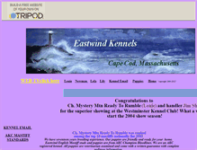 Tablet Screenshot of eastwindkennels.tripod.com