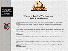 Tablet Screenshot of civilwarconnection.tripod.com