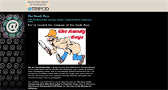 Desktop Screenshot of dandyboys.tripod.com
