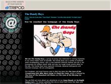 Tablet Screenshot of dandyboys.tripod.com